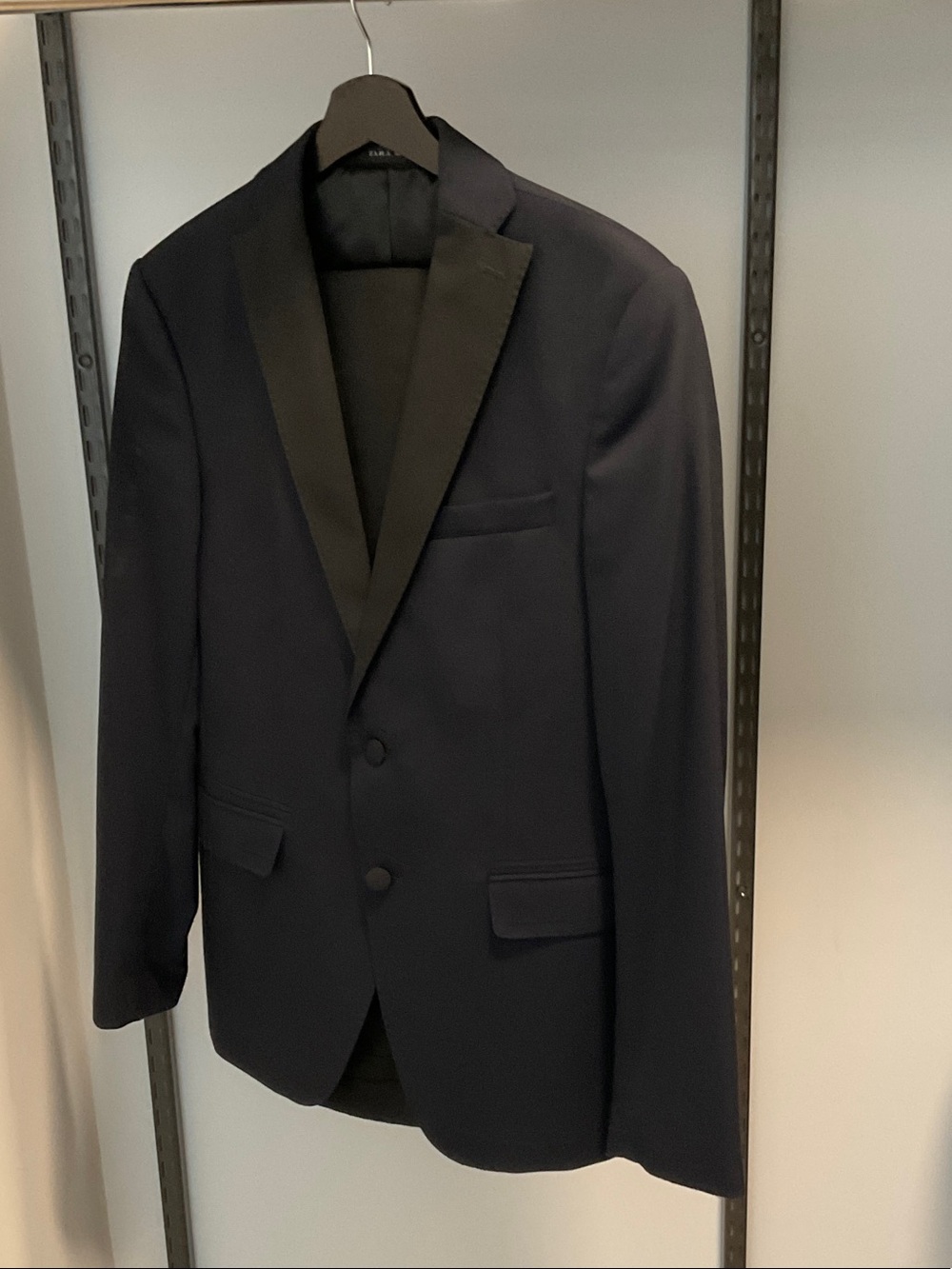 Zara Navy Black Tuxedo Set (Blazer and Trousers)